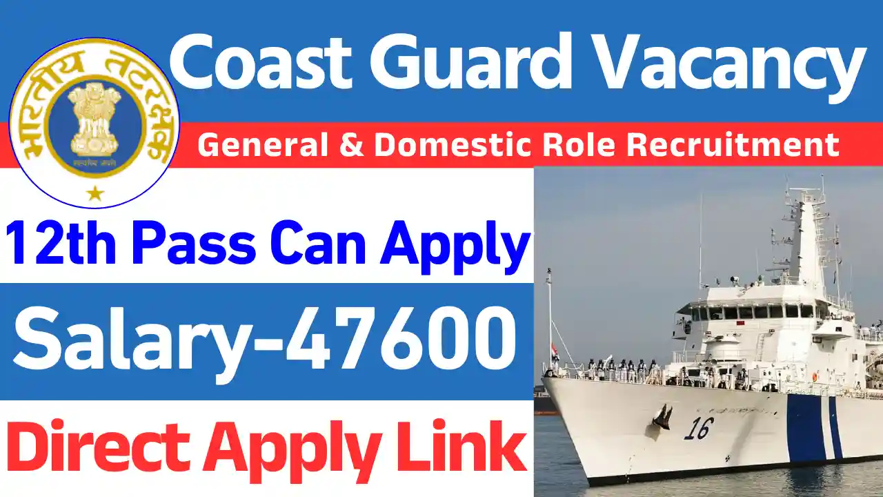 Indian Coast Guard Recruitment 2025