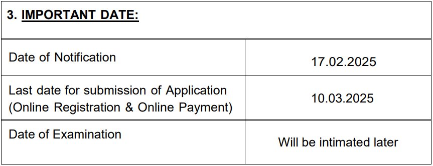 MSRB RECRUITMENT