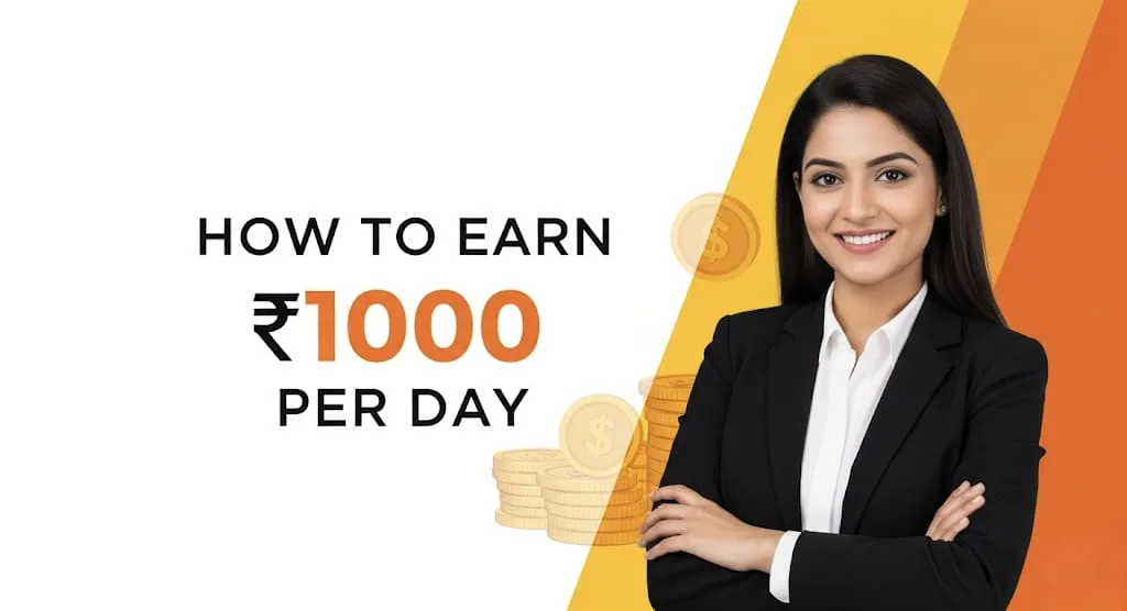 How to earn 1000 rupees per day