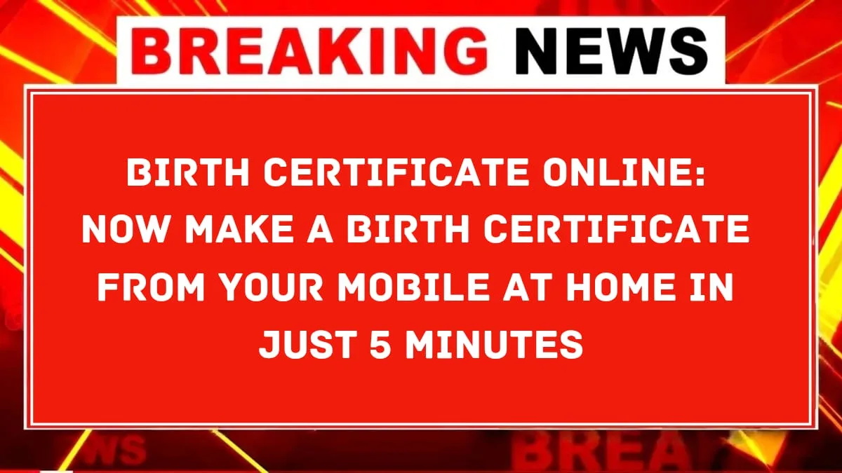 Birth Certificate Online
