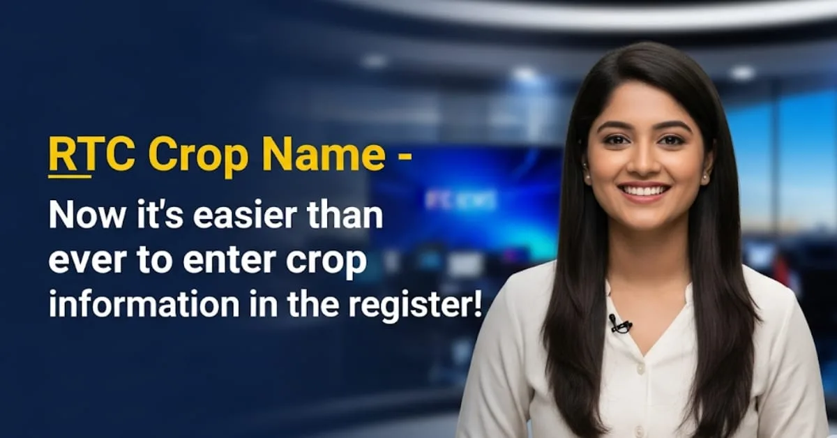 RTC Crop Name - Now it's easier than ever to enter crop information in the register!